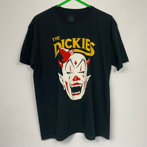 The Dickies Other - The Dickies Killer Clown Punk Concert Band Tee Black Mens Size XL